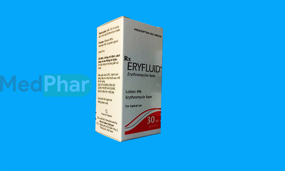 Thuốc trị mụn Eryfluid tại Nhà thuốc MedPhar